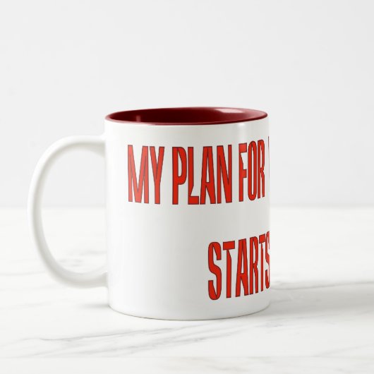 Wereldheerschappij Tweekleurige Koffiemok (Links)