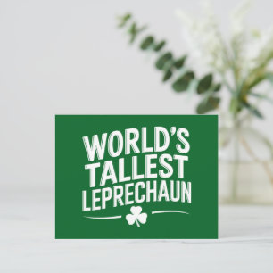 Wereldhoogste Kabouter St. Patrick's Dag Briefkaart
