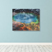 Wereldhorloges Canvas Afdruk (Insitu (Houten vloer))
