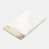 Wereldhypersometrische kaarten post-it® notes (Schuin)