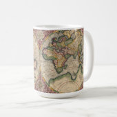  Wereldkaart 1609 Koffiemok (Voorkant rechts)