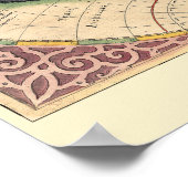  Wereldkaart 1609 Poster (Hoek)