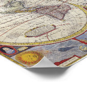  Wereldkaart 1626 Poster (Hoek)