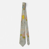 wereldkaart 1910 #2 stropdas (Voorkant)