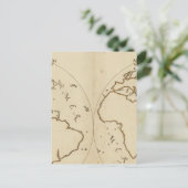 WERELDKAART 2 BRIEFKAART (Staand voorkant)