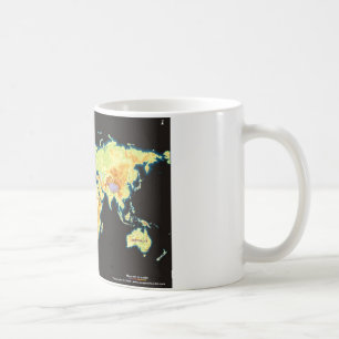wereldkaart 2 koffiemok