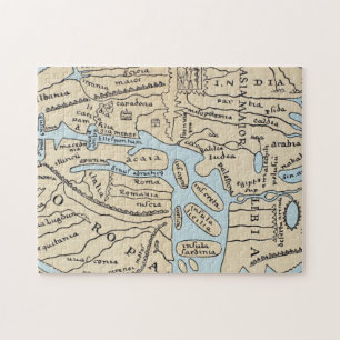 WERELDKAART 2E EEUW LEGPUZZEL