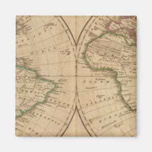 wereldkaart 7 magneet