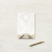 wereldkaart 8 post-it® notes (Op bureau)