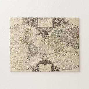 wereldkaart 9 legpuzzel