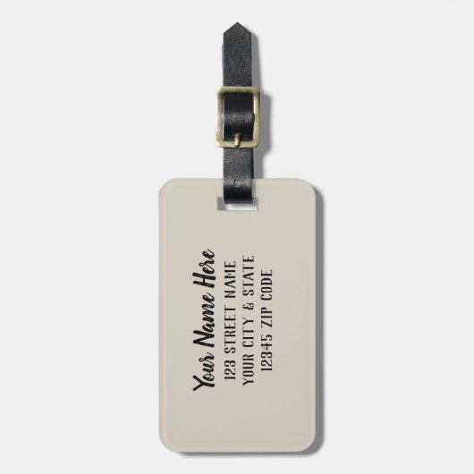  Wereldkaart aangepaste bagagelabel (Voorkant verticaal)