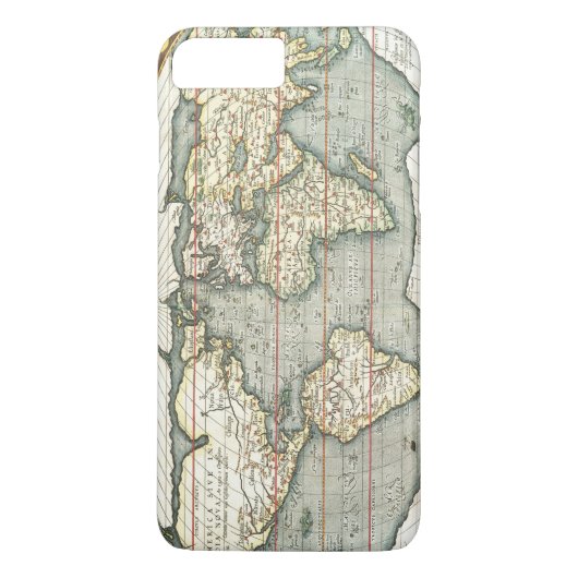  Wereldkaart Abraham Ortelius 1587-1595 Case-Mate iPhone Case (Achterkant)