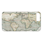  Wereldkaart Abraham Ortelius 1587-1595 Case-Mate iPhone Case (Achterkant (Horizontaal))