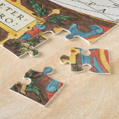 Wereldkaart Abraham Ortelius 1587-1595 Legpuzzel (Zijkant)