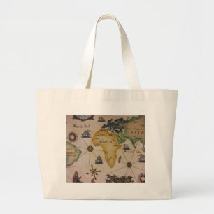 Wereldkaart - Afrika Grote Tote Bag