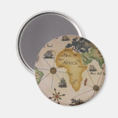 Wereldkaart - Afrika Magneet (Voorkant / Achterkant)