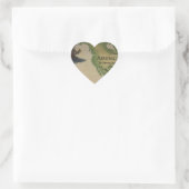 Wereldkaart - Amerika Hart Sticker (Tas)