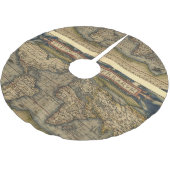  Wereldkaart Antiek Atlas Kerstboom Rok (Gekanteld)