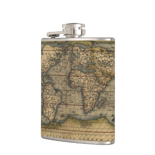 Wereldkaart Atlas Historisch Heupfles