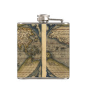 Wereldkaart Atlas Historisch Heupfles (Achterkant)