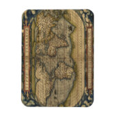 Wereldkaart Atlas Historisch Ontwerp Magneet (Verticaal)