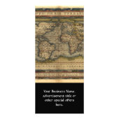 Wereldkaart Atlas Historisch Ontwerp Reclamekaart (Voorkant)