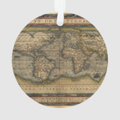  Wereldkaart Atlas Historisch Ornament (achterkant)