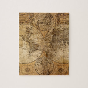  Wereldkaart Atlas Legpuzzel
