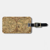  Wereldkaart Bagagelabel (Voorkant horizontaal)