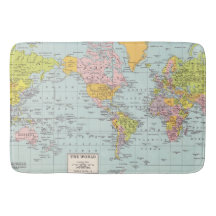 wereldkaart Bath Mat