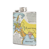 WERELDKAART, c1300. Heupfles (Links)