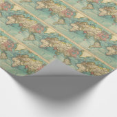  Wereldkaart Cadeaupapier (Hoek)