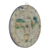 Wereldkaart Cantino Planisphere (1502) Dartbord (Voorkant Links)