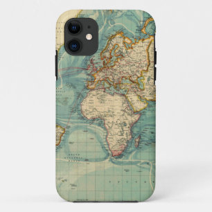  Wereldkaart iPhone 11 Hoesje