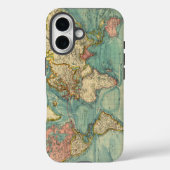 Wereldkaart Case-Mate iPhone Case (Achterkant)
