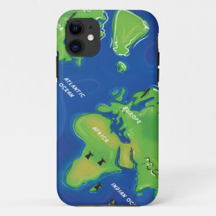 Wereldkaart iPhone 11 Hoesje