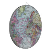  wereldkaart dartbord (Voorkant Links)