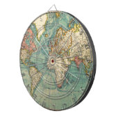 Wereldkaart Dartbord (Voorkant Rechts)