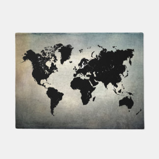 WERELDKAART DEURMAT