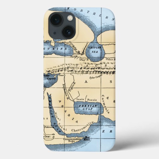WERELDKAART: ERATOSTHENEN Case-Mate iPhone CASE (Achterkant)