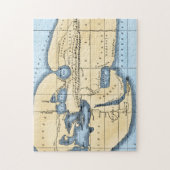 WERELDKAART: ERATOSTHENEN LEGPUZZEL (Verticaal)