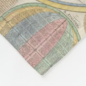  Wereldkaart Fleece Deken (Hoek)