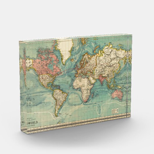 Wereldkaart Fotoblokken (Links)