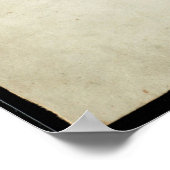  Wereldkaart geografische studie Poster (Hoek)