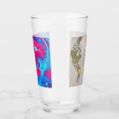 wereldkaart glas (Rechts)