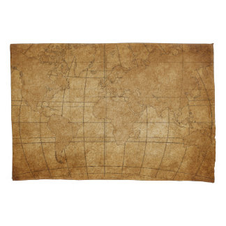 Wereldkaart: Global Exploration Guide Kussensloop