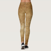 Wereldkaart: Global Exploration Guide Leggings (Achterkant)