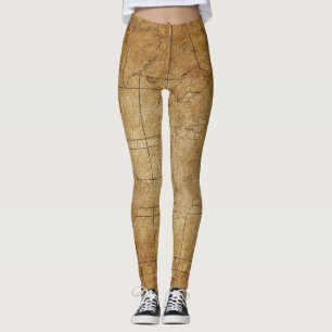 Wereldkaart: Global Exploration Guide Leggings