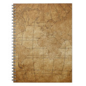 Wereldkaart: Global Exploration Guide Notitieboek (Voorkant)