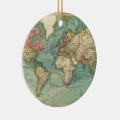  Wereldkaart Keramisch Ornament (Rechts)